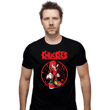 Load image into Gallery viewer, Daily_Deal_Shirts Fitted Shirts, Mens / Small / Black Knucklehead
