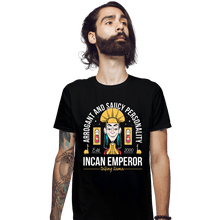 Load image into Gallery viewer, Daily_Deal_Shirts Fitted Shirts, Mens / Small / Black Incan Emperor