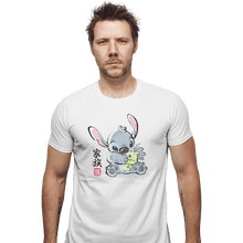Load image into Gallery viewer, Shirts Fitted Shirts, Mens / Small / White Stitch Watercolor
