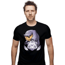 Load image into Gallery viewer, Daily_Deal_Shirts Fitted Shirts, Mens / Small / Black Owlbear Dice