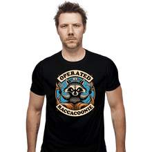 Load image into Gallery viewer, Daily_Deal_Shirts Fitted Shirts, Mens / Small / Black Raccoon Supremacy