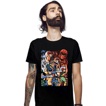 Load image into Gallery viewer, Daily_Deal_Shirts Fitted Shirts, Mens / Small / Black Mutant Pilgrim