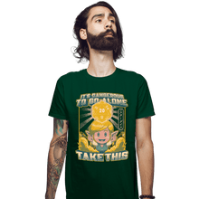 Load image into Gallery viewer, Daily_Deal_Shirts Fitted Shirts, Mens / Small / Irish Green The Master Dice