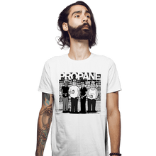 Load image into Gallery viewer, Daily_Deal_Shirts Fitted Shirts, Mens / Small / White Propane