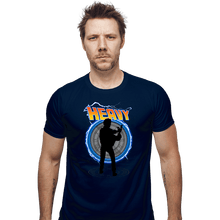 Load image into Gallery viewer, Shirts Fitted Shirts, Mens / Small / Navy Heavy