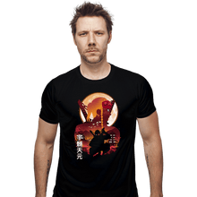 Load image into Gallery viewer, Daily_Deal_Shirts Fitted Shirts, Mens / Small / Black Demon Tengen