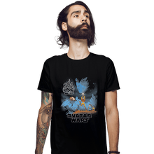 Load image into Gallery viewer, Shirts Fitted Shirts, Mens / Small / Black Avatar Wars