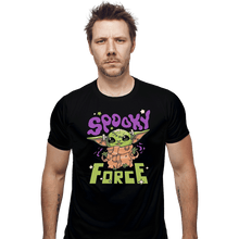 Load image into Gallery viewer, Shirts Fitted Shirts, Mens / Small / Black Spooky Force