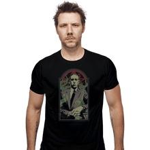 Load image into Gallery viewer, Shirts Fitted Shirts, Mens / Small / Black Lovecraft