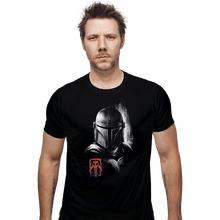 Load image into Gallery viewer, Shirts Fitted Shirts, Mens / Small / Black Mando Ink
