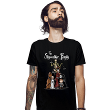 Load image into Gallery viewer, Daily_Deal_Shirts Fitted Shirts, Mens / Small / Black The Skywalker Family