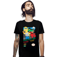 Load image into Gallery viewer, Secret_Shirts Fitted Shirts, Mens / Small / Black Sesame Streets of Rage