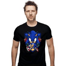 Load image into Gallery viewer, Daily_Deal_Shirts Fitted Shirts, Mens / Small / Black Sonic The Hedgehog