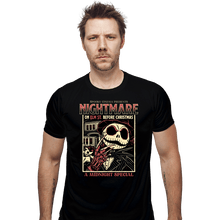 Load image into Gallery viewer, Daily_Deal_Shirts Fitted Shirts, Mens / Small / Black Nightmare Midnight Special