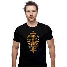Load image into Gallery viewer, Secret_Shirts Fitted Shirts, Mens / Small / Black Hero Power