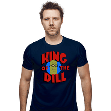 Load image into Gallery viewer, Shirts Fitted Shirts, Mens / Small / Navy King Of The Dill
