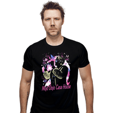 Load image into Gallery viewer, Daily_Deal_Shirts Fitted Shirts, Mens / Small / Black Mojo Dojo Casa House