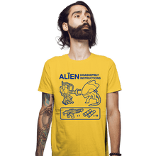 Load image into Gallery viewer, Secret_Shirts Fitted Shirts, Mens / Small / Daisy Alien Guide