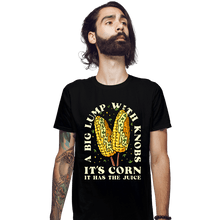 Load image into Gallery viewer, Secret_Shirts Fitted Shirts, Mens / Small / Black It's Corn