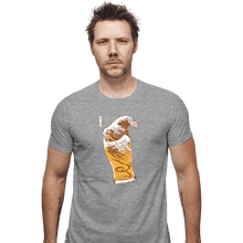 Load image into Gallery viewer, Daily_Deal_Shirts Fitted Shirts, Mens / Small / Sports Grey The Great Beer Wave