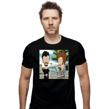 Load image into Gallery viewer, Daily_Deal_Shirts Fitted Shirts, Mens / Small / Black Trailer Boys