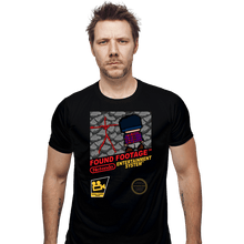 Load image into Gallery viewer, Daily_Deal_Shirts Fitted Shirts, Mens / Small / Black Found Footage