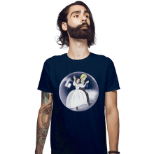 Load image into Gallery viewer, Shirts Fitted Shirts, Mens / Small / Navy Fly In A Bubble