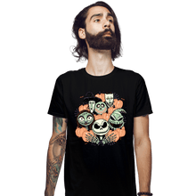 Load image into Gallery viewer, Daily_Deal_Shirts Fitted Shirts, Mens / Small / Black The Pumpkin Crew

