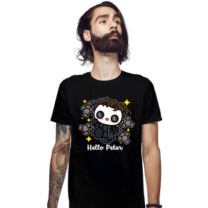 Shirts Fitted Shirts, Mens / Small / Black Hello Peter