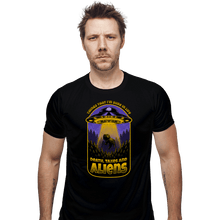 Load image into Gallery viewer, Secret_Shirts Fitted Shirts, Mens / Small / Black Death Taxes And Aliens