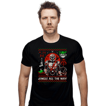 Load image into Gallery viewer, Secret_Shirts Fitted Shirts, Mens / Small / Black Jingle All The Way