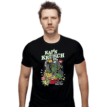 Load image into Gallery viewer, Daily_Deal_Shirts Fitted Shirts, Mens / Small / Black Kap'n Krunch