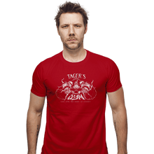 Load image into Gallery viewer, Shirts Fitted Shirts, Mens / Small / Red Tager's Gym