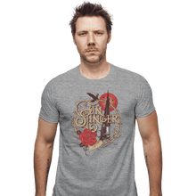 Load image into Gallery viewer, Shirts Fitted Shirts, Mens / Small / Sports Grey Roland Of Gilead