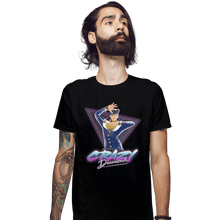 Load image into Gallery viewer, Shirts Fitted Shirts, Mens / Small / Black Crazy Diamond - Josuke
