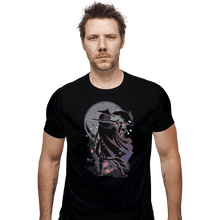 Load image into Gallery viewer, Shirts Fitted Shirts, Mens / Small / Black The Blue Dragon Warrior