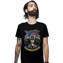 Load image into Gallery viewer, Daily_Deal_Shirts Fitted Shirts, Mens / Small / Black Thunderstruck