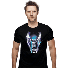 Load image into Gallery viewer, Shirts Fitted Shirts, Mens / Small / Black Close Encounter