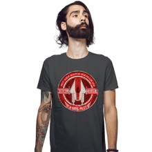 Load image into Gallery viewer, Shirts Fitted Shirts, Mens / Small / Charcoal A-Wing