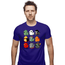 Load image into Gallery viewer, Secret_Shirts Fitted Shirts, Mens / Small / Violet Ducky Halloween