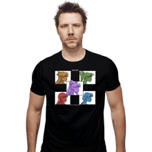 Load image into Gallery viewer, Daily_Deal_Shirts Fitted Shirts, Mens / Small / Black Dark Kingdom Days