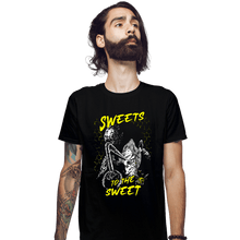 Load image into Gallery viewer, Shirts Fitted Shirts, Mens / Small / Black Sweets To The Sweet
