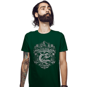 Sold_Out_Shirts Fitted Shirts, Mens / Small / Irish Green Team Slytherin