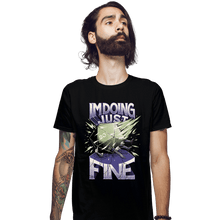 Load image into Gallery viewer, Daily_Deal_Shirts Fitted Shirts, Mens / Small / Black Doing Just Fine