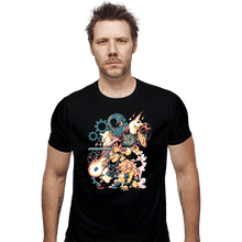 Load image into Gallery viewer, Shirts Fitted Shirts, Mens / Small / Black BC Chrono Heroes