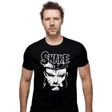 Load image into Gallery viewer, Shirts Fitted Shirts, Mens / Small / Black The Snake Ghost