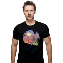 Load image into Gallery viewer, Shirts Fitted Shirts, Mens / Small / Black The Land Before Extinction