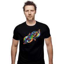 Load image into Gallery viewer, Daily_Deal_Shirts Fitted Shirts, Mens / Small / Black Mobius Kart