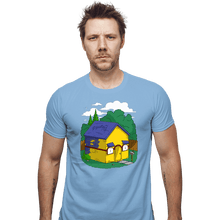 Load image into Gallery viewer, Secret_Shirts Fitted Shirts, Mens / Small / Powder Blue Mil HOUSE