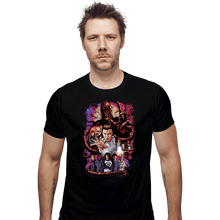 Load image into Gallery viewer, Daily_Deal_Shirts Fitted Shirts, Mens / Small / Black Hawkins Things